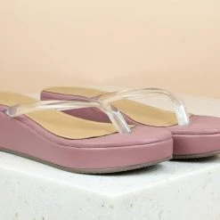 Inc.5 SALE TRANSPARENT PLATFORM THONG