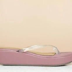 Inc.5 SALE TRANSPARENT PLATFORM THONG