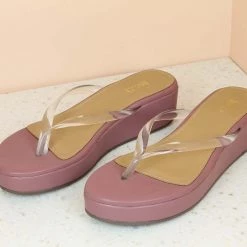 Inc.5 SALE TRANSPARENT PLATFORM THONG