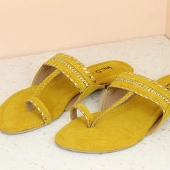 Inc.5 FLAT SUEDE KOLHAPURI SALE