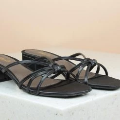 Inc.5 BLOCK HEEL STRAPY MULES