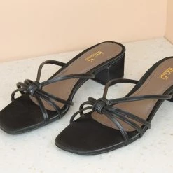 Inc.5 BLOCK HEEL STRAPY MULES