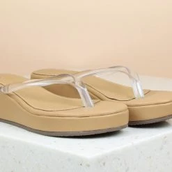 Inc.5 TRANSPARENT PLATFORM THONG