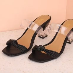 Inc.5 Glass Heel Transparent SALE