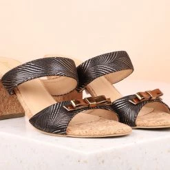 Inc.5 BLOCK HEEL DOUBLE STRAP