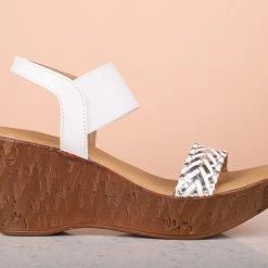 Inc.5 SALE PLATFORM SANDAL-WHITE