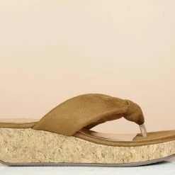 Inc.5 Cork Covered Suede Thong