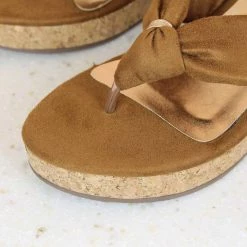 Inc.5 Cork Covered Suede Thong