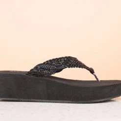 Inc.5 RUBBER PLATFORM THONG