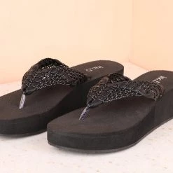 Inc.5 RUBBER PLATFORM THONG