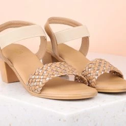 SALE Inc.5 Block Heel Fashion Sandal For Womens