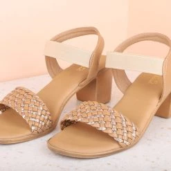 SALE Inc.5 Block Heel Fashion Sandal For Womens