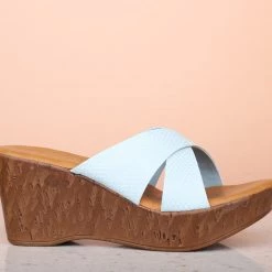 Inc.5 PLATFORM CROSS STARP MULES SALE