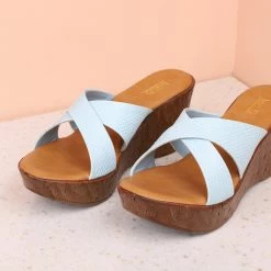 Inc.5 PLATFORM CROSS STARP MULES SALE