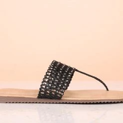 Inc.5 FLAT THONG-BLACK