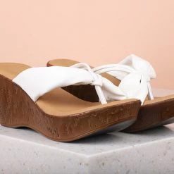 Inc.5 SALE PLATFORM THONG-WHITE