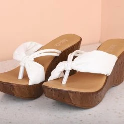 Inc.5 SALE PLATFORM THONG-WHITE