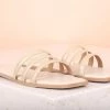 Inc.5 SALE FLAT MULES-BEIGE