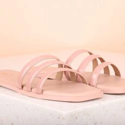 Inc.5 FLAT MULES-PEACH