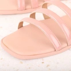 Inc.5 FLAT MULES-PEACH