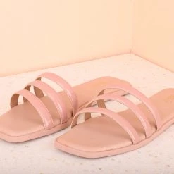 Inc.5 FLAT MULES-PEACH