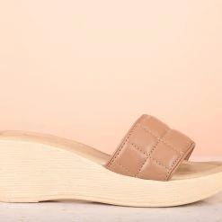 Inc.5 PLATFORM MULES-BEIGE SALE