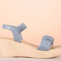 Inc.5 PLATFORM SANDAL-BLUE SALE