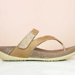 Inc.5 SALE VELCRO THONG - TAN
