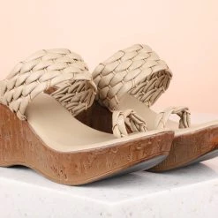 Inc.5 SALE WOVEN PLATFORM THONG