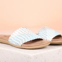 Inc.5 FLAT WOVEN MULES SALE