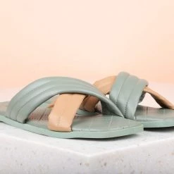 Inc.5 FLAT CROSS STRAP MULES SALE