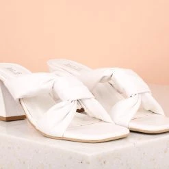 Inc.5 SALE BLOCK HEEL KNOTTED