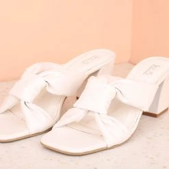 Inc.5 SALE BLOCK HEEL KNOTTED