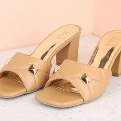 SALE Inc.5 Block Heel Fashion Sandal For Womens