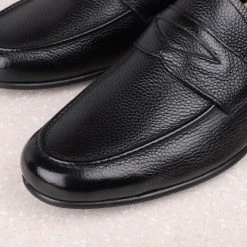 ATESBER By Inc5 MEN FORMAL SLIPPONS-BLACK