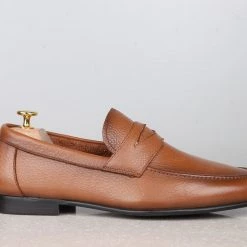 ATESBER By Inc5 FORMAL SLIPPONS-BROWN MEN