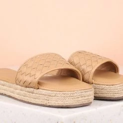 Inc.5 JUTE COVERED WOVEN MULES SALE