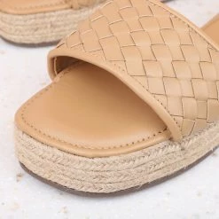 Inc.5 JUTE COVERED WOVEN MULES SALE