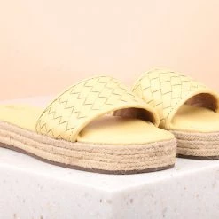 Inc.5 JUTE COVERED WOVEN MULES SALE