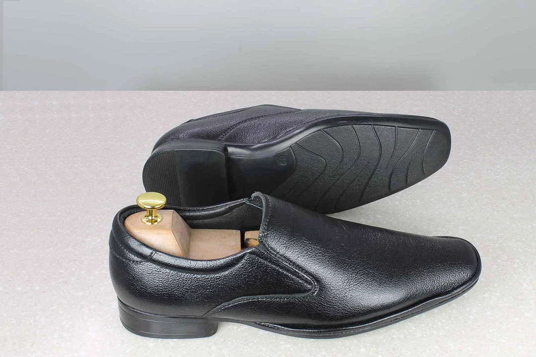 PRIVO By Inc5 MEN FORMAL PU LEATHER SLIP-ON-BLACK 5 PRIVO By Inc5 MEN FORMAL PU LEATHER SLIP-ON-BLACK