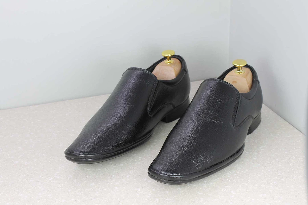 PRIVO By Inc5 MEN FORMAL PU LEATHER SLIP-ON-BLACK 6 PRIVO By Inc5 MEN FORMAL PU LEATHER SLIP-ON-BLACK