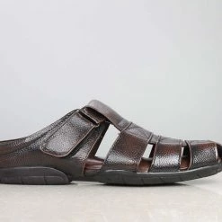 PRIVO By Inc5 MEN CROSS BOX CLOSED TOE-BROWN