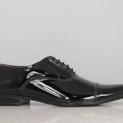 PRIVO By Inc5 MEN PATENT DERBY FORMAL LACE-UP-BLACK