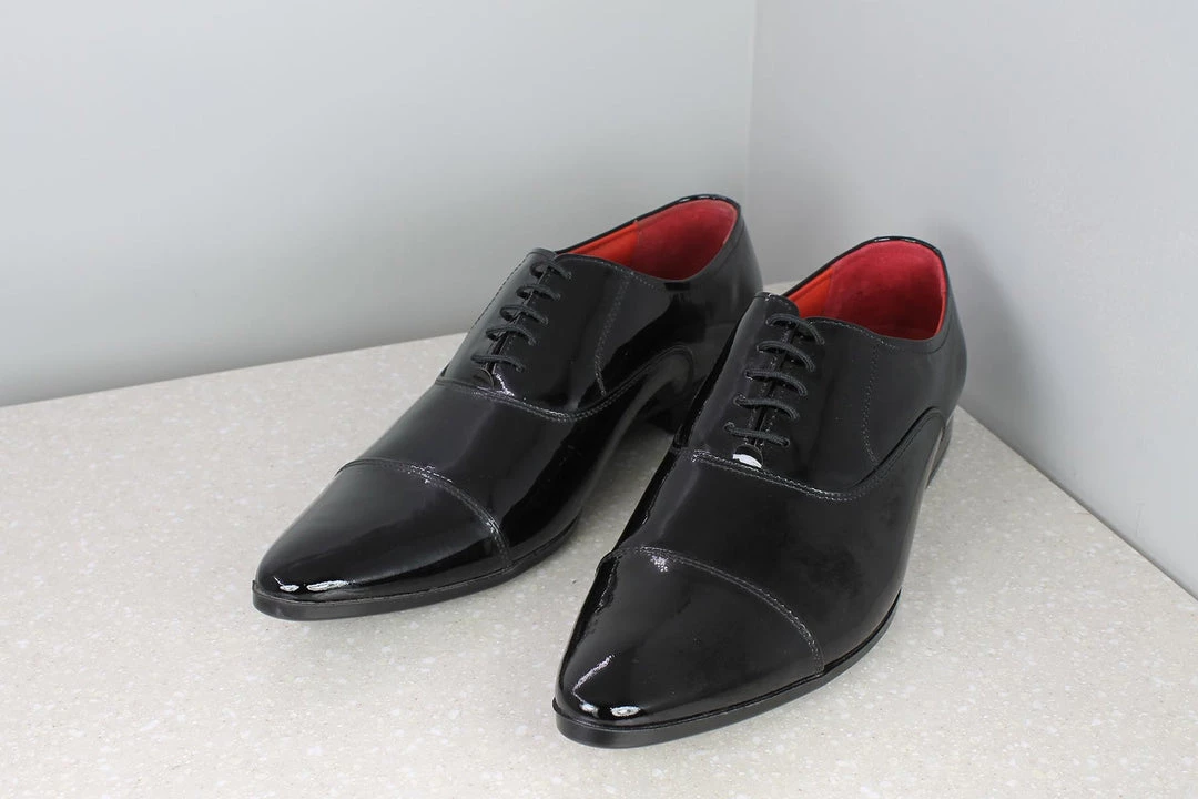 PRIVO By Inc5 MEN PATENT DERBY FORMAL LACE-UP-BLACK 5 PRIVO By Inc5 MEN PATENT DERBY FORMAL LACE-UP-BLACK