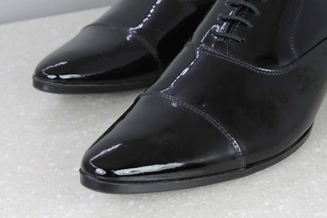 PRIVO By Inc5 MEN PATENT DERBY FORMAL LACE-UP-BLACK 6 PRIVO By Inc5 MEN PATENT DERBY FORMAL LACE-UP-BLACK