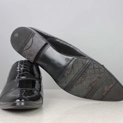 PRIVO By Inc5 MEN PATENT DERBY FORMAL LACE-UP-BLACK 11 PRIVO By Inc5 MEN PATENT DERBY FORMAL LACE-UP-BLACK