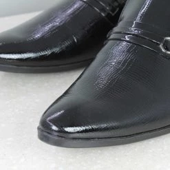 PRIVO By Inc5 MEN BROOCH EMBOSS SLIPPON-BLACK