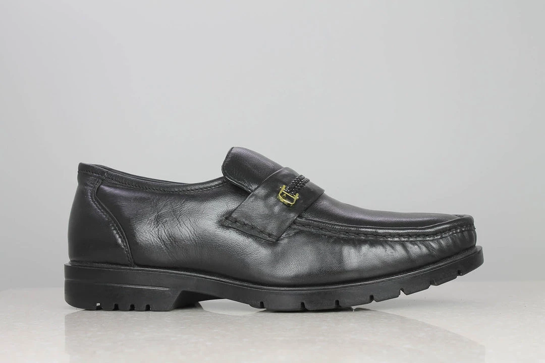 PRIVO By Inc5 NATURAL GRAIN SLIPPON-BLACK_100 4 PRIVO By Inc5 NATURAL GRAIN SLIPPON-BLACK_100