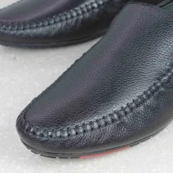 PRIVO By Inc5 MEN MILLED MOCCASIN - BLACK