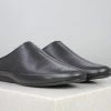 PRIVO By Inc5 MEN STICHED DOWN LEATEHR CLOSED TOE-BLACK